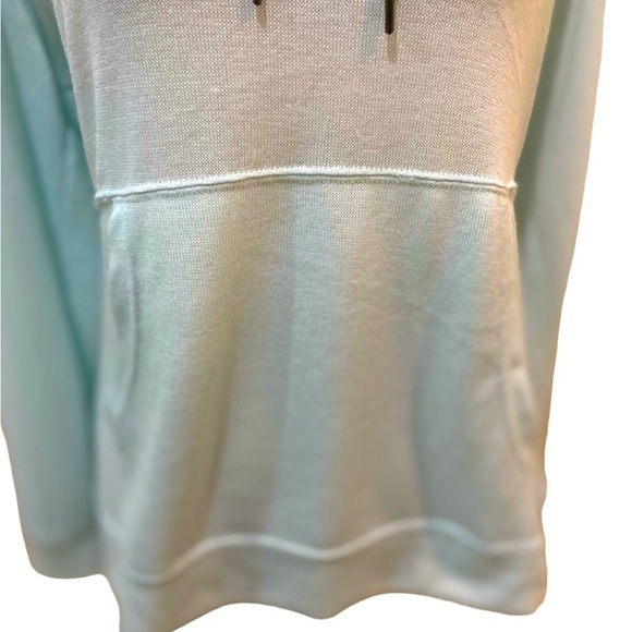LIV Outdoor lightweight knit aqua hoodie kangaroo pocket size small - Picture 6 of 12